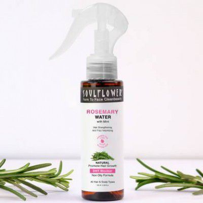 Soulflower Rosemary Water Spray for Hair Growth| Mist for Hair Fall Control  (100 ml)