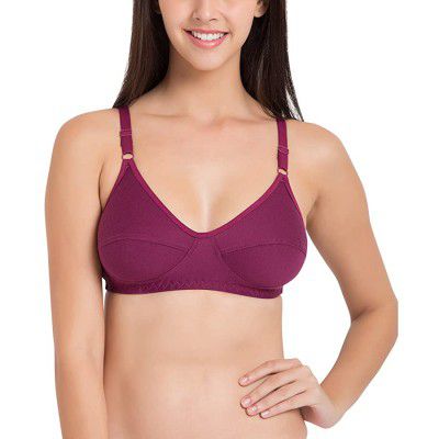 SOUMINIE Womens Full Cup Non Padded Non Wired Bra