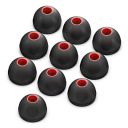 Sounce 10 Pieces (5 Pairs) Replacement Earbud Ear Tips Earphone [Fit Inner Hole 3.8mm - 4.2mm Headphones], Hybrid Silicone Tips 10 PCS - Medium Size...