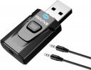 Sounce 2 in 1 Bluetooth 5.0 Transmitter Receiver | 3.5mm Stereo Audio Adapter with Mic...