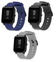 Sounce 3 Pack 20mm Watch Straps Compatible for Amazfit GTS 2 Mini, Amazfit Bip/ Bip U/ Bip U Pro/ Bip Lite, Bip S, Amazfit Pop/ Pop Pro, Amazfit, Amazfit GTS/ GTS 2/ GTS 2e,Amazfit GTR Galaxy Watch Ac...