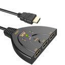 Sounce 3-Port HDMI Switch 4K, 3x1 Switcher (Automatic Switching) Support Ultra HD 3D HDR Full HD 1080P HDCP, HDMI Splitter Hub Compatible with Apple TV Roku Fire TV Stick...