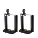 Sounce Dual Mobile Phone Tripod Mounts with Adjustable Clamp – Pack of 2, Black...
