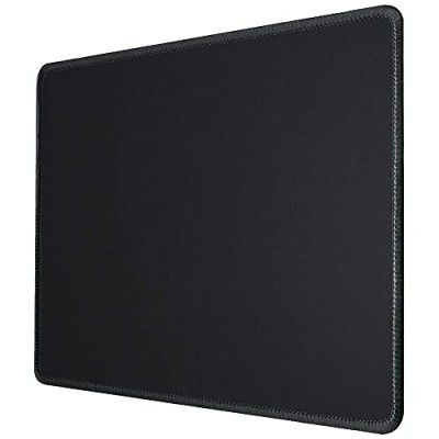 Sounce Gaming Mouse Pad with Superior Micro-Weave Cloth, Extended Desk Mousepad with Stitched Edges, Non-Slip Base, Water Resist Keyboard Pad for Gamer, Office & Home - 250mm x 210mm x 2mm
