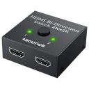 Sounce HDMI Switch 2 in 1 Out 4K 60hz HDMI Switcher 2 Port, Bi-Directional HDMI Switch Splitter 2 x 1/1 x 2, No Power Required, Sharing HD Video, PC Gaming Accessories...