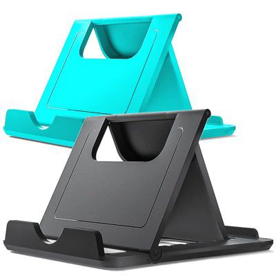 Sounce Indoor Entertainment & Watching a Movie with This Cool Big Square Mobile Foldable Stand Holder (Pack of 2)  