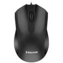 Sounce Pixel Wired Mouse with 1200 DPI Optical Sensor, USB Plug & Play, 1.25M Cable, Smooth Control, 50 Lakh Click Life for Laptop, Desktop & PC (Black)...