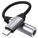 Sounce Type - C to 3.5mm Female Adapter, Type C Headphone Audio Jack Cable Cord Hi-Fi Dongle for Samsung Galaxy S22 S21 Ultra Z Flip Note 20, iPad Mini 6th, Pixel 6/5 (Grey)...