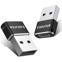 Sounce USB C Female to USB Male Adapter...