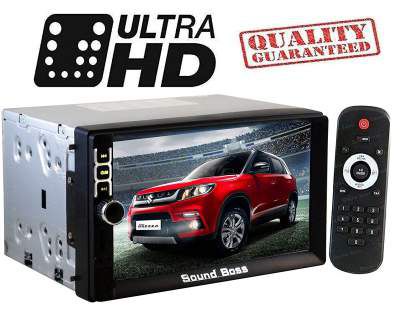 Sound Boss 7inch HD Bluetooth MP5 Player TFT Colour Touch Screen FM RDS Radio USB TF AUX Input Car Stereo System