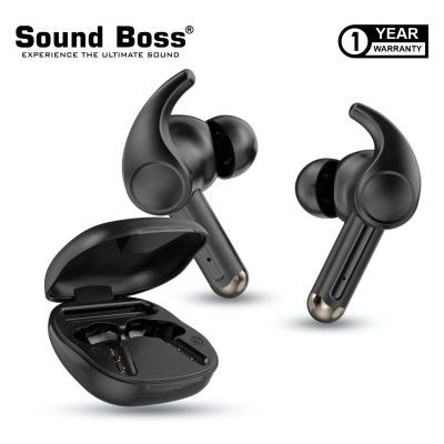 Sound Boss Sonic Beatz Truly Wireless in Ear Earbuds with 35H Playtime | ENC