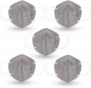 SOUNDPROOF ACOUSTIC SOLUTION N95 Reusable, Washable 5-Layer Anti-Pollution Face Mask (Free Size, Pack of 5)...