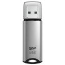 SP Silicon Power 64GB USB 3.0 Flash Drive, Aluminum Casing Built-in Strap Hole, USB 3.2 Gen 1 USB 2.0 Thumb Drive Pen Drive Memory Stick, Silver, Marvel M02 Series...