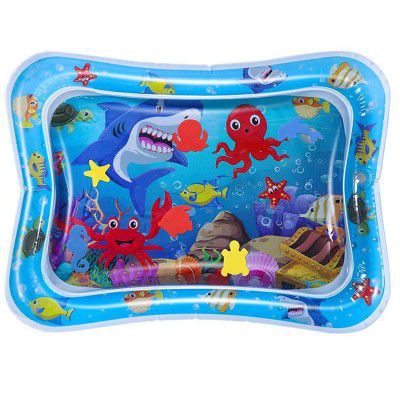 S&P SUBLIMATION Tummy Time Leakproof Water Play Mat, Fun Activity Play Center Indoor and Outdoor Water Play Mat for Baby