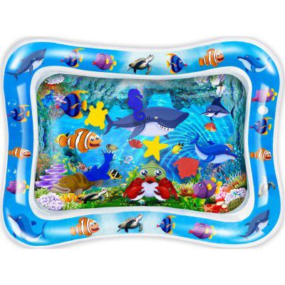 S&P SUBLIMATION Water Play Mat Toys Inflatable Tummy Time Leakproof Water Play Mat and Toddlers Perfect Fun Activity Inflatable Mat