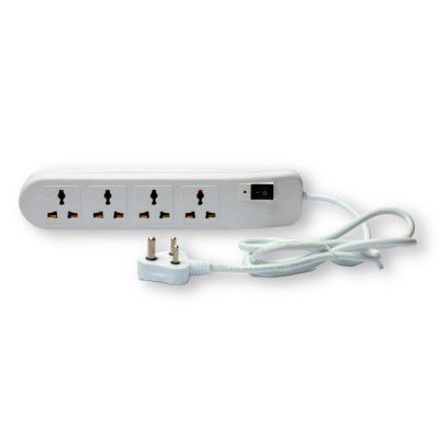 SP40 – 4-Socket Power Strip | Surge Protection, Copper Cable & Reset Switch | 1.5m ABS Body, 1-Year Warranty