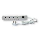 SP40 – 4-Socket Power Strip | Surge Protection, Copper Cable & Reset Switch | 1.5m ABS Body, 1-Year Warranty...