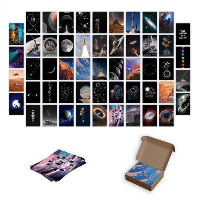 Space Wall Collage Kit – 54 Aesthetic Outer Space Posters