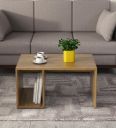 Spacewood Center Table | CT 104 | 3 Year Warranty | Coffee Table, Tea Table, Center Table for Living Room, Coffee Table for Living Room| Classic Oak...