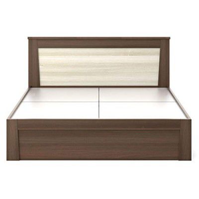 Spacewood Denver Queen Size Engineered Wood Bed (Woodpore Finish, Moldau Akazia)