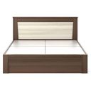 Spacewood Denver Queen Size Engineered Wood Bed (Woodpore Finish, Moldau Akazia)...