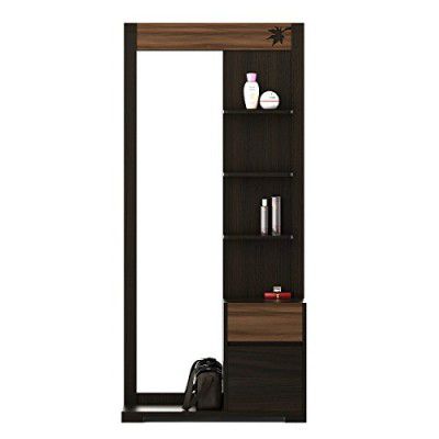 Spacewood Maple Dresser | 3 Year Warranty | Dressing Table with Mirror, Dresser Table|Engineered Wood - Fumed Oak