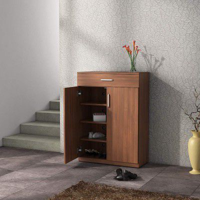 SPACEWOOD Shoe Rack| 3 Year Warranty Walnut Rigato