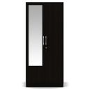 Spacewood Texas Wardrobe | 3 Year Warranty | Almirah, Cupboard, Almari, 2 Door Wardrobe with Mirror...
