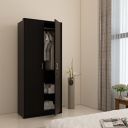 Spacewood Value 2-Door Wardrobe with Drawer & Hanging Space | Engineered Wood, Natural Wenge | 3 Yr Warranty...