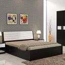 [Extra ₹15000 Off] Spacewood Viva V3 Queen Bed with 3/4Th Lifton - Natural Wenge...