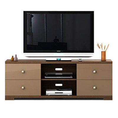 [Extra Rs 5500 OFF] SPACEWOOD Wall Unit Glx 150 - Walnut Bronze