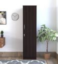 SPACEX Rua Multipurpose Single Door Wardrobe / Spacious 5 Shelves Engineered Wood 1 Door Wardrobe  (Finish Color - African Oak, Knock Down)...