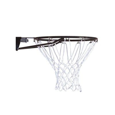 Spanco (09 mm Thickness) (36 cm Diameter) (Suitable for 5 Number Ball) Hanging Wall Mounted Basketball/Goal Hoop Ring with net for Indoors/Outdoors, Garden, Kids