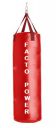 Spanco 2.5 Feet Long, Synthetic Leather Material, Red Color, Unfilled Punching Bag/Boxing Bag/Kickboxing Bag/Muay Thai Bag/Takewondo Bag/Judo Bag/Marshal Arts Bag/Karate Bag with Hanging Straps...