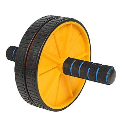 Spanco Dual Wide Ab Roller Wheel for Abs Workouts/Home Gym Abdominal Exercise/Core Workouts for Men and Women