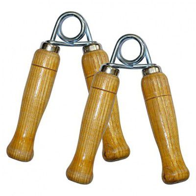 Spanco Wooden Hand Gripper, Hand Gripper (Pack of 2)