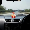 Sparkling Lord Ganesha Showpiece Car Dashboard Accessories Car Dashboard Toys Car Showpiece Car Interior Decoration Item-2.3 x 2.3 Inch-1.1...
