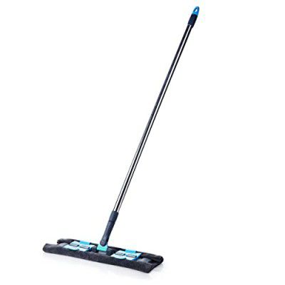 Sparkmate By Crystal Flat Microfiber Mop for Wet and Dry Cleaning, Detachable and Extendable Handle