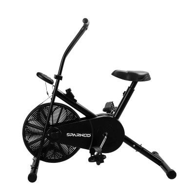 Sparnod Fitness SAB-04 Upright Air Bike Exercise Cycle for Home Gym