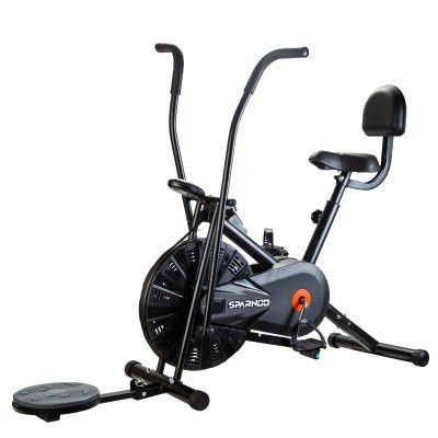 SPARNOD FITNESS SAB-05_M Upright Air Bike Exercise Cycle