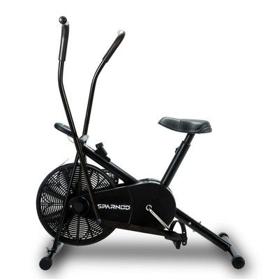 SPARNOD FITNESS SAB-06 Upright Air Bike Exercise Cycle for Home Gym