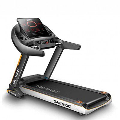 SPARNOD FITNESS STC-4850 Semi-Commercial Treadmill with Large LED Display