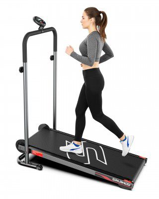 Sparnod Fitness STH-450 Manual Treadmill | 120 kg Max User Weight