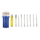 SPARTAN BS-02 Screwdriver Kit with 8 Blades and Electrical Tester for Multipurpose Application/ Precision Screwdriver Set (Multicolor)...