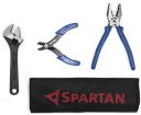 Spartan BS-05 Steel Home Hand Tool Kit (Multicolour, 3 Piece)...