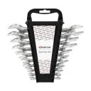 SPARTAN Carbon Steel Open Jaw Spanner Set/Wrench Set/Tool Kit Multipurpose Home Use and Professional Spanners Corrosion Resistant Chrome Plating DOE Jaw Spanners (Silver Set of 10)...