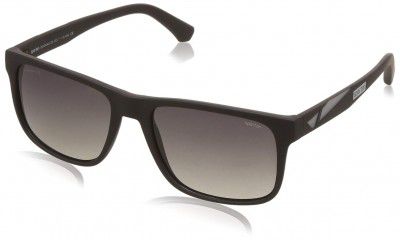 SPARTAN Gradient Rectangular Unisex Sunglasses - (SPS08 C13|56|Grey Color Lens)