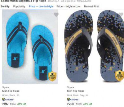 Sparx Men’s Slippers Start At ₹197