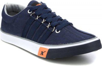 Sparx  SM-162 Sneakers For Men  (Navy, White)