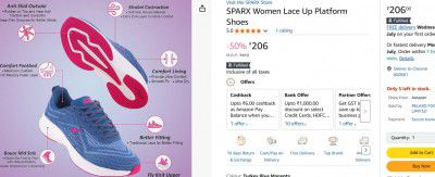 SPARX Women Lace Up Platform Shoes